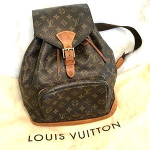 LOUIS VUITTON Monogram GM Montsouris Backpack